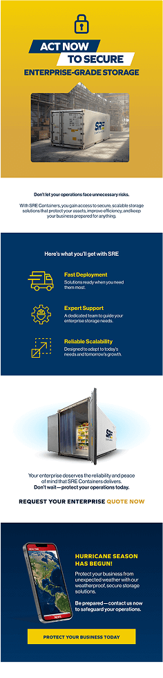 Eblast for More than just a Box campaign