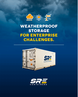 Social Media Graphic that reads: Weatherproof storage for enterprise challenges for More than Just a Box campaign