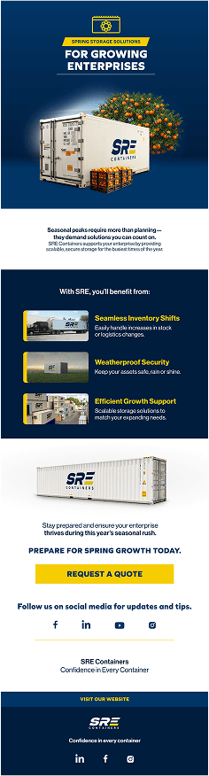 Eblast for More than just a Box campaign